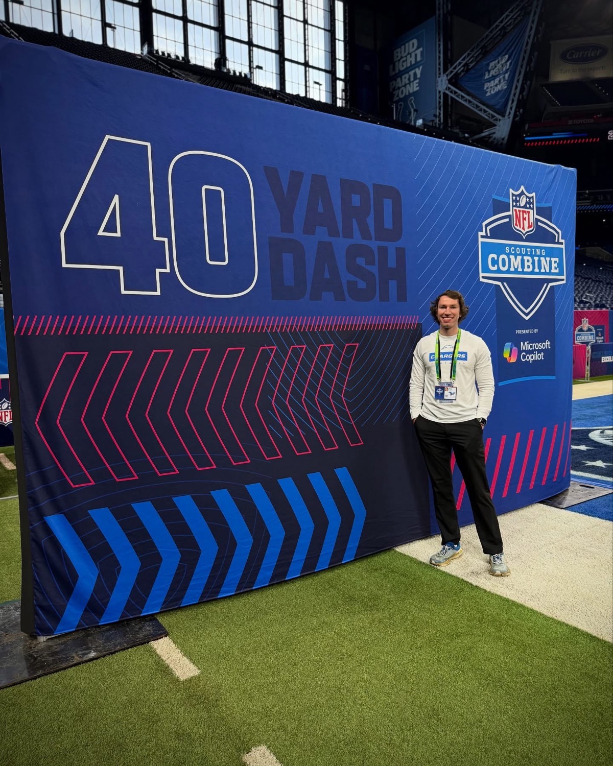 Dr. Swisher at the NFL Scouting Combine